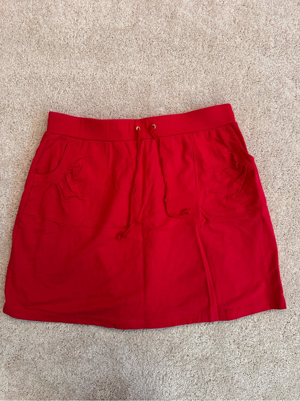 Susan Graver Red Skort